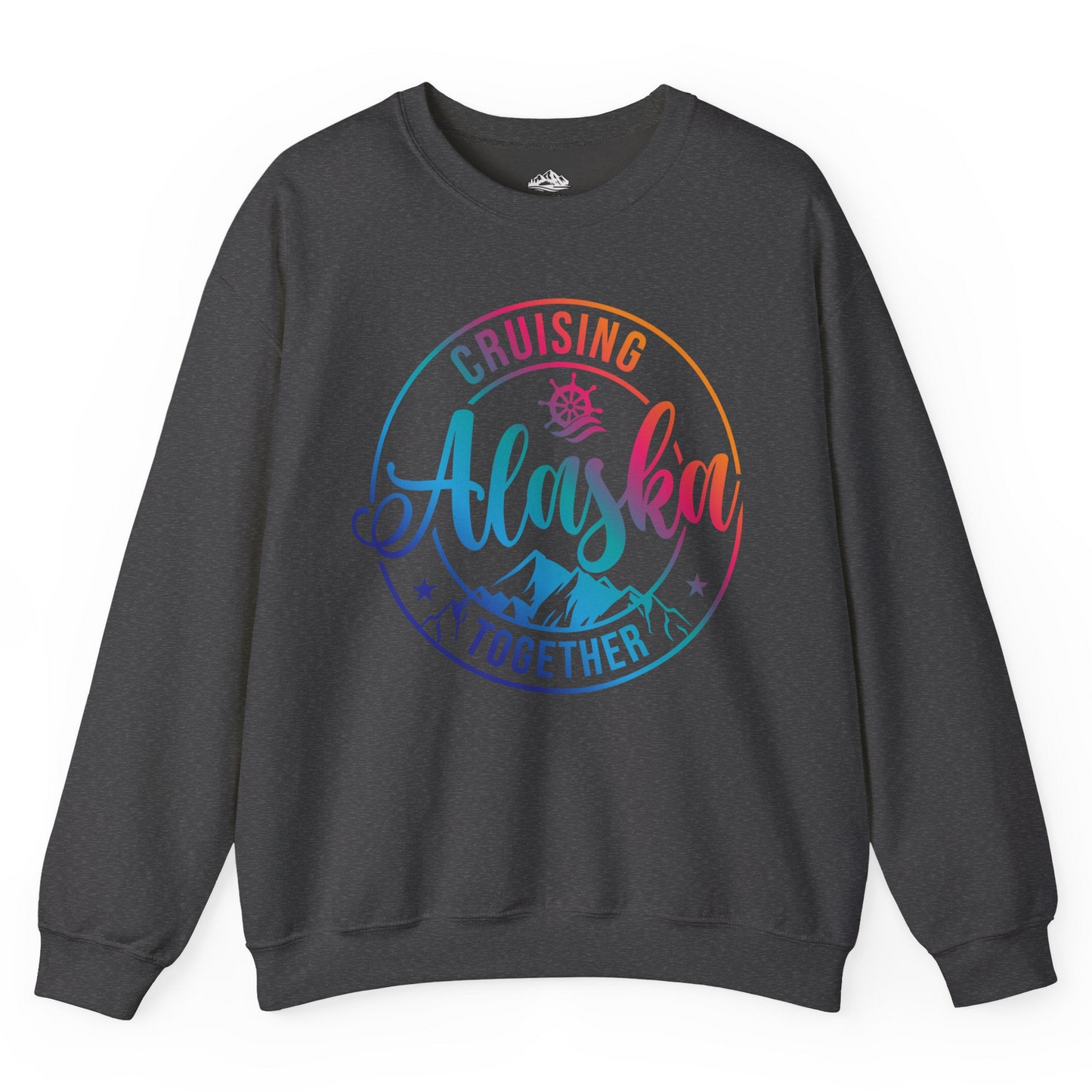 Cruising Alaska Together Shirt Sweatshirt – Dark Heather – Alaska Cruise Shirts