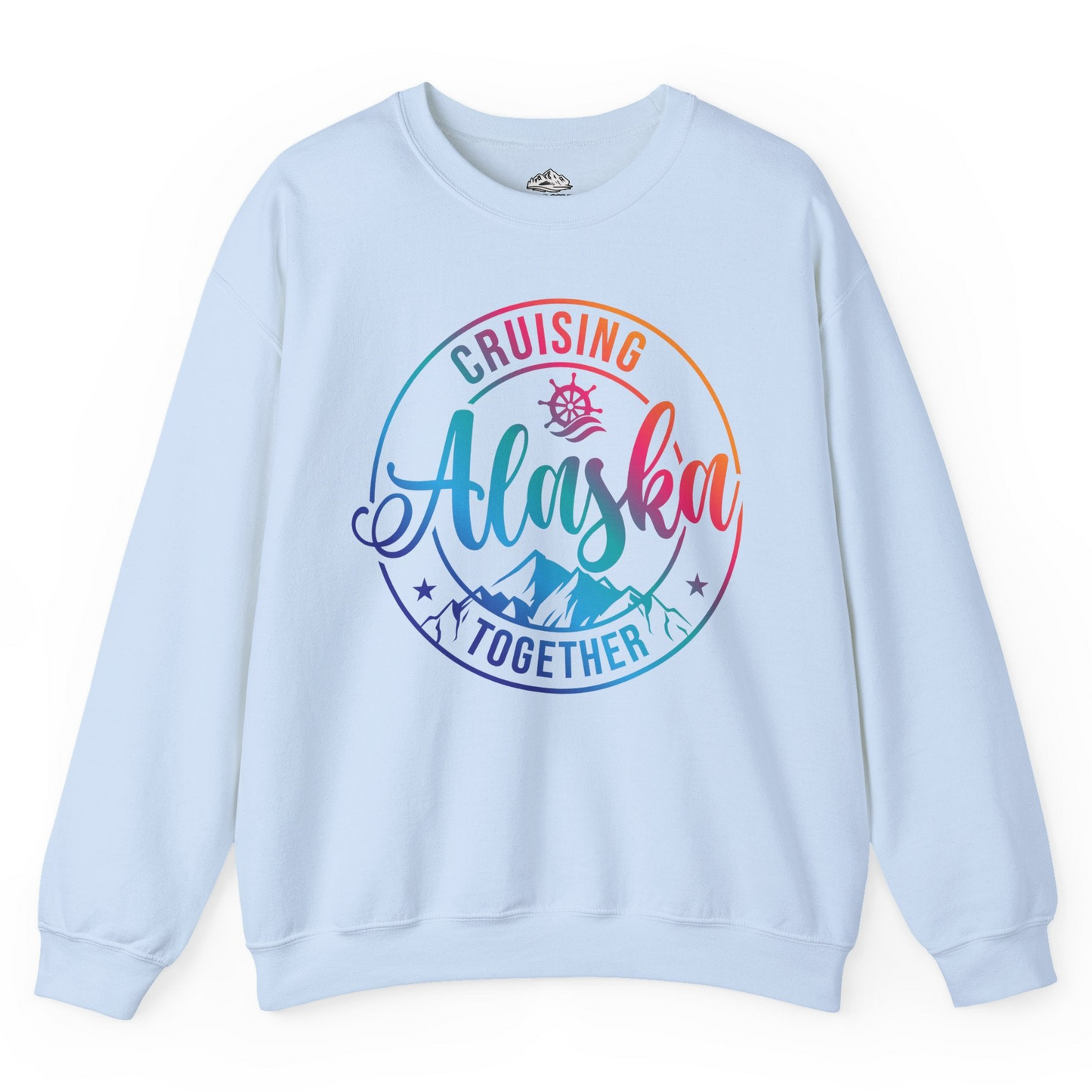 Cruising Alaska Together Shirt Sweatshirt – Light Blue – Alaska Cruise Shirts