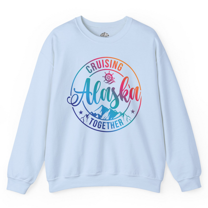 Cruising Alaska Together Shirt Sweatshirt – Light Blue – Alaska Cruise Shirts