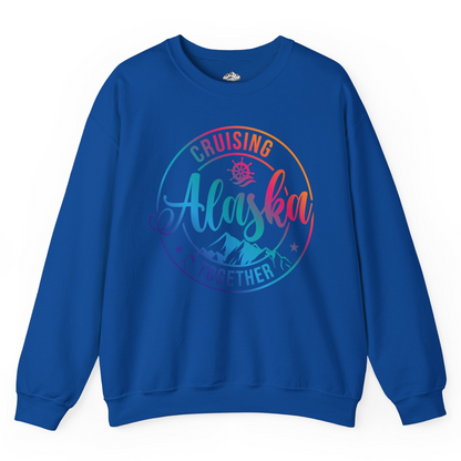 Cruising Alaska Together Shirt Sweatshirt – Royal – Alaska Cruise Shirts