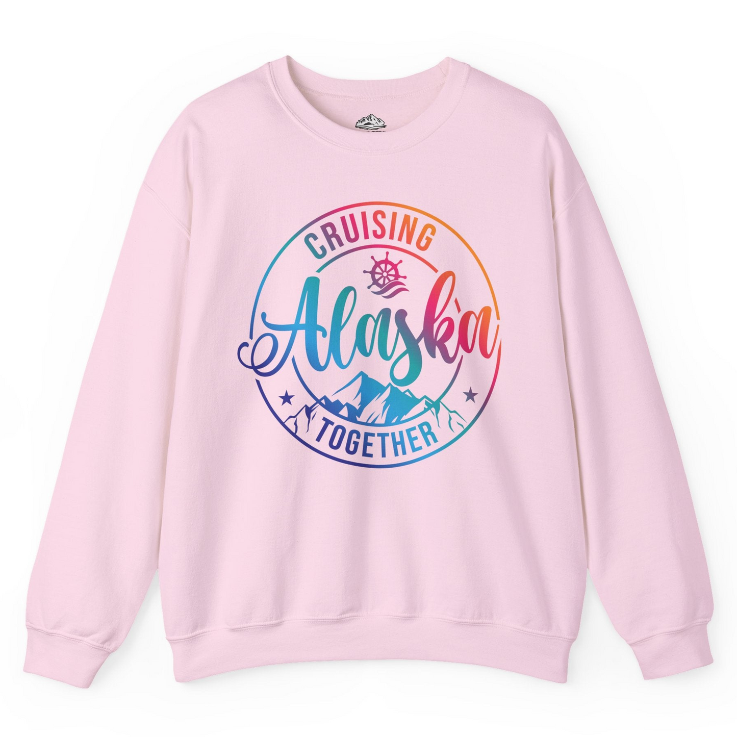 Cruising Alaska Together Shirt Sweatshirt – Light Pink – Alaska Cruise Shirts