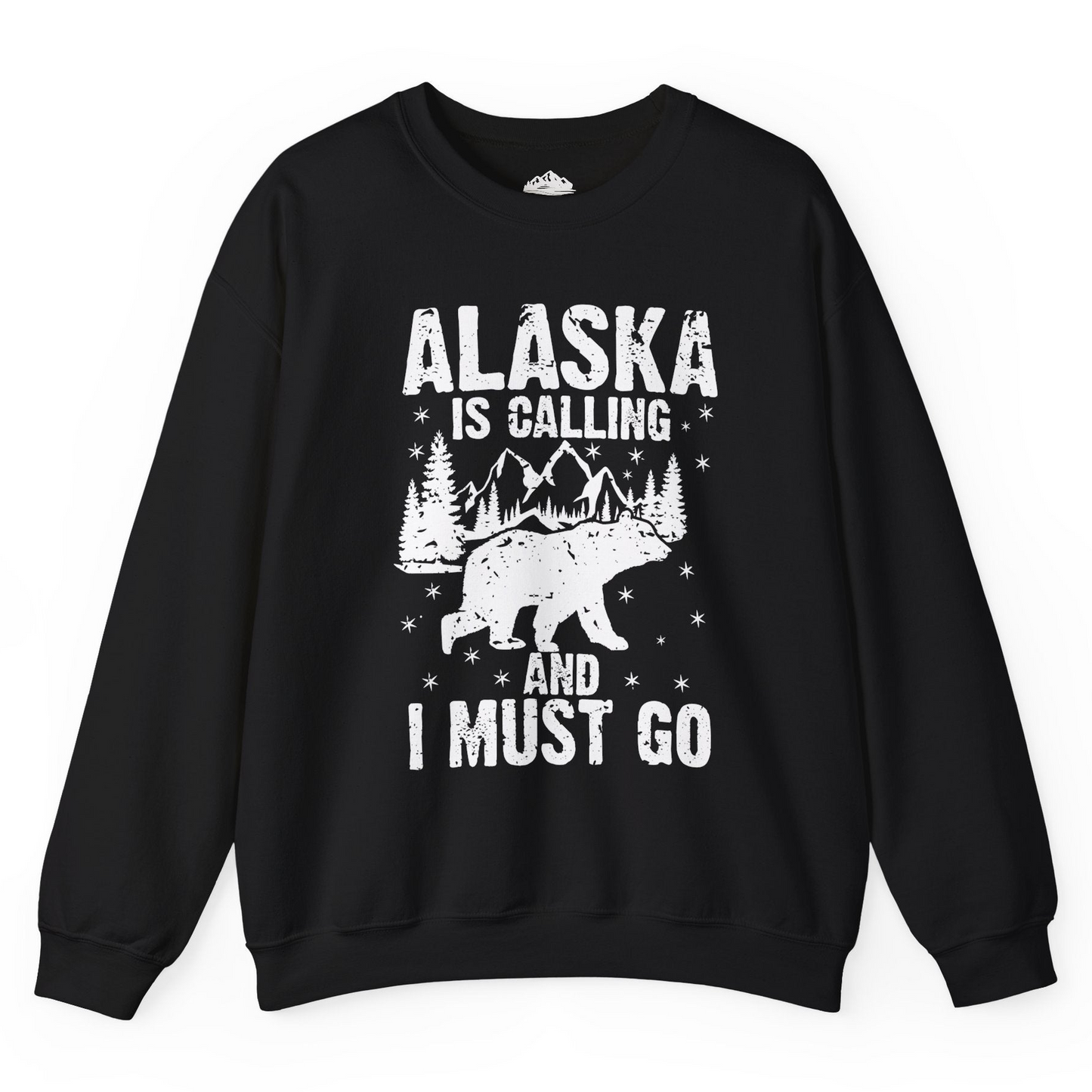 Alaska Is Calling Bear Mountain Wilderness Adventure Vintage Shirt Sweatshirt – Black – Alaska Cruise Shirts