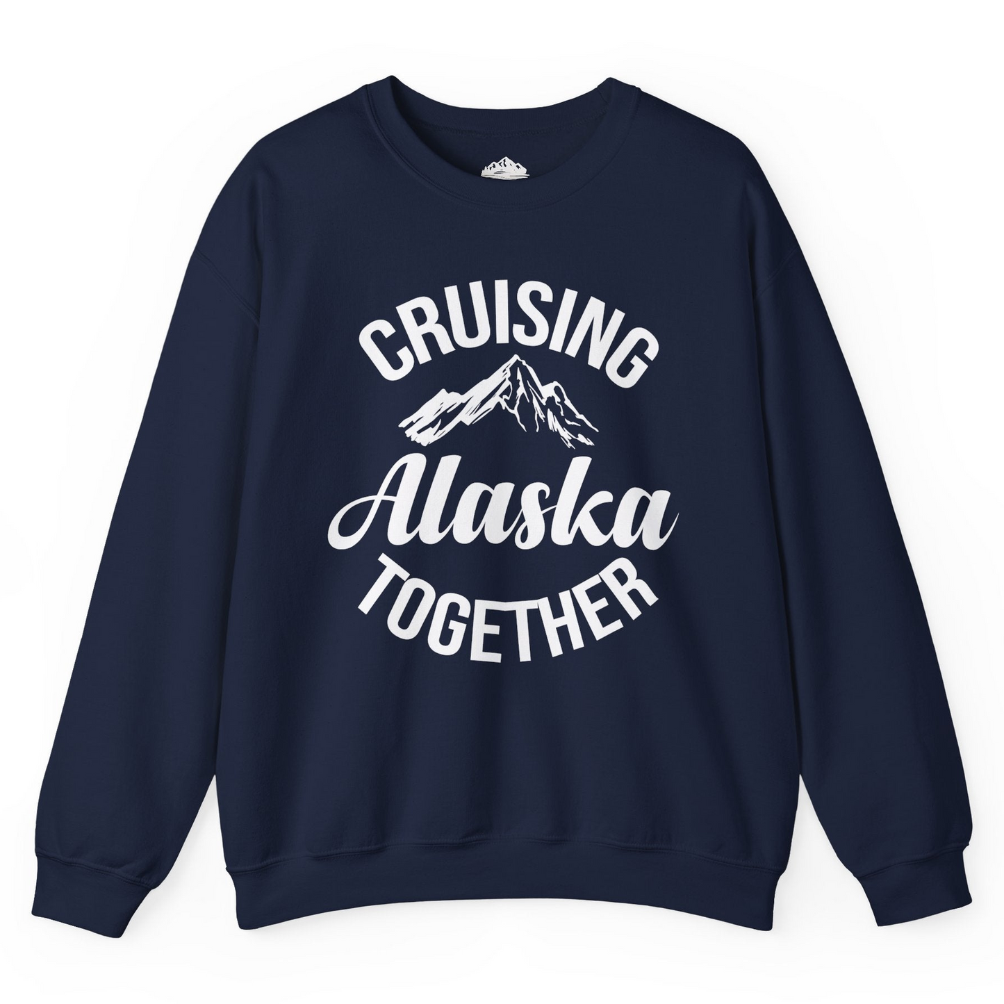 Cruising Alaska Together Mountain Adventure Travel Couples Shirt Sweatshirt – Navy – Alaska Cruise Shirts