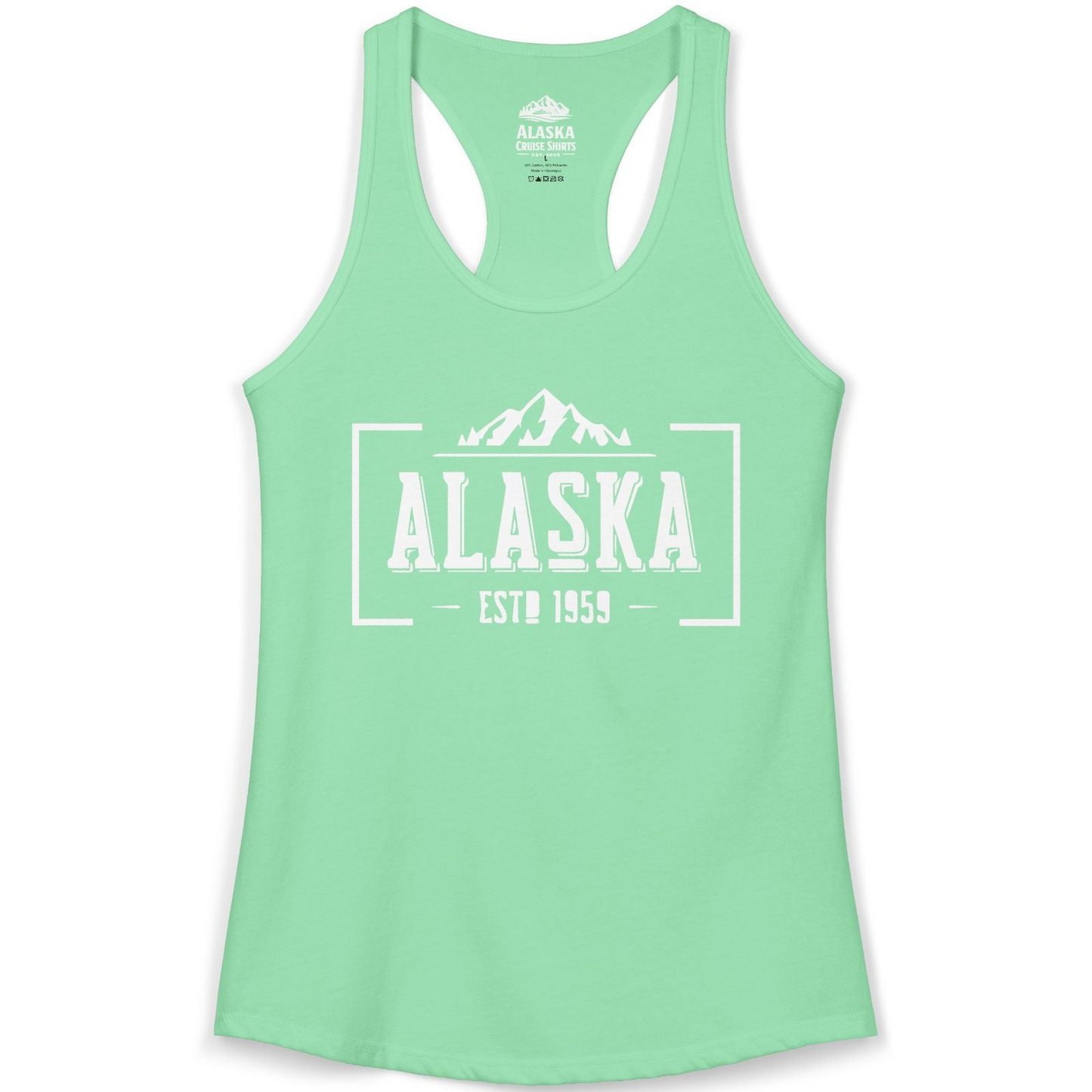 Alaska Mountain Vintage Shirt Tank Top – Alaska Cruise Shirts