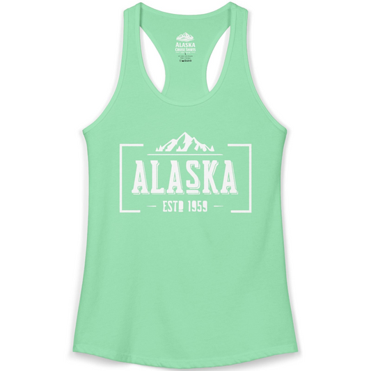 Alaska Mountain Vintage Shirt Tank Top – Alaska Cruise Shirts