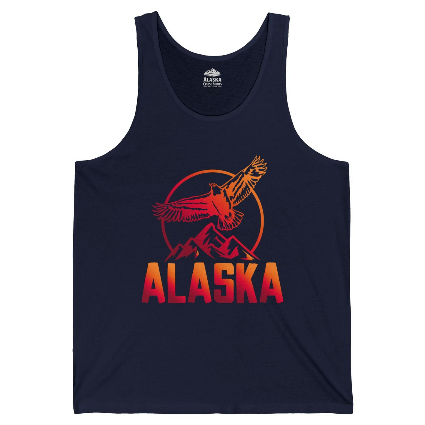 Alaska Eagle Mountains Graphic Shirt Tank Top – Alaska Cruise Shirts