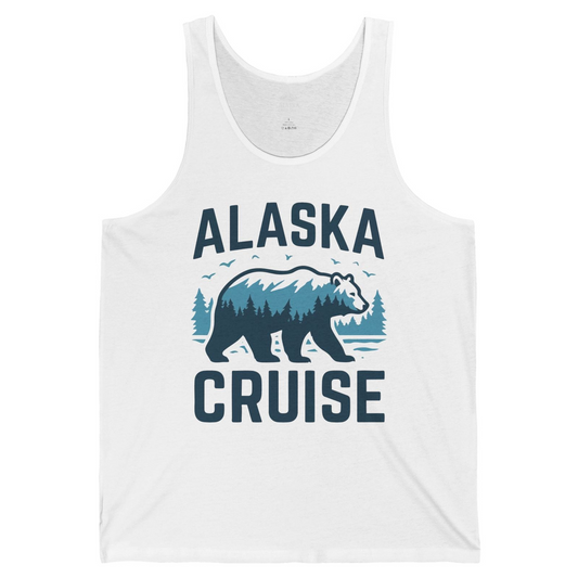 Alaska Cruise Shirt Bear Silhouette Forest Wildlife Nature Tee — Tank Top Tank Top – Alaska Cruise Shirts