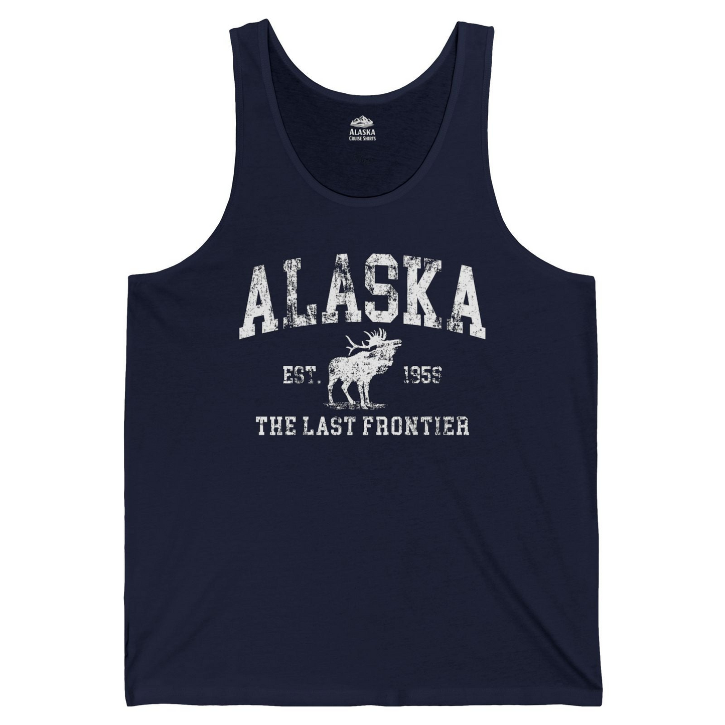 Vintage Alaska Moose Shirt Tank Top – Alaska Cruise Shirts