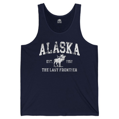 Vintage Alaska Moose Shirt Tank Top – Alaska Cruise Shirts