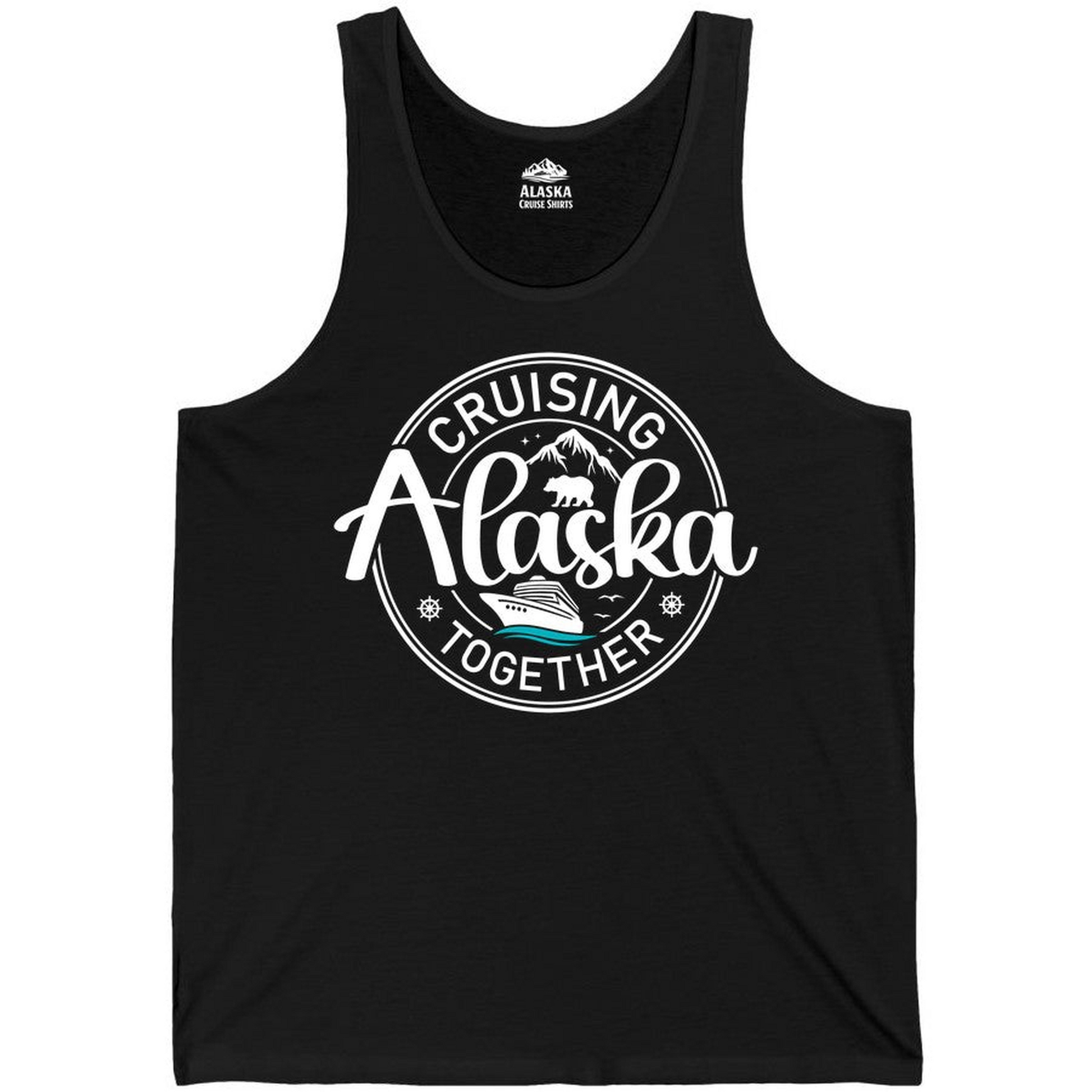 Alaska Cruise Adventure Retro Badge Shirt Tank Top – Alaska Cruise Shirts