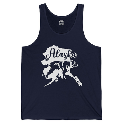 Alaska Bear Silhouette Shirt Tank Top – Alaska Cruise Shirts