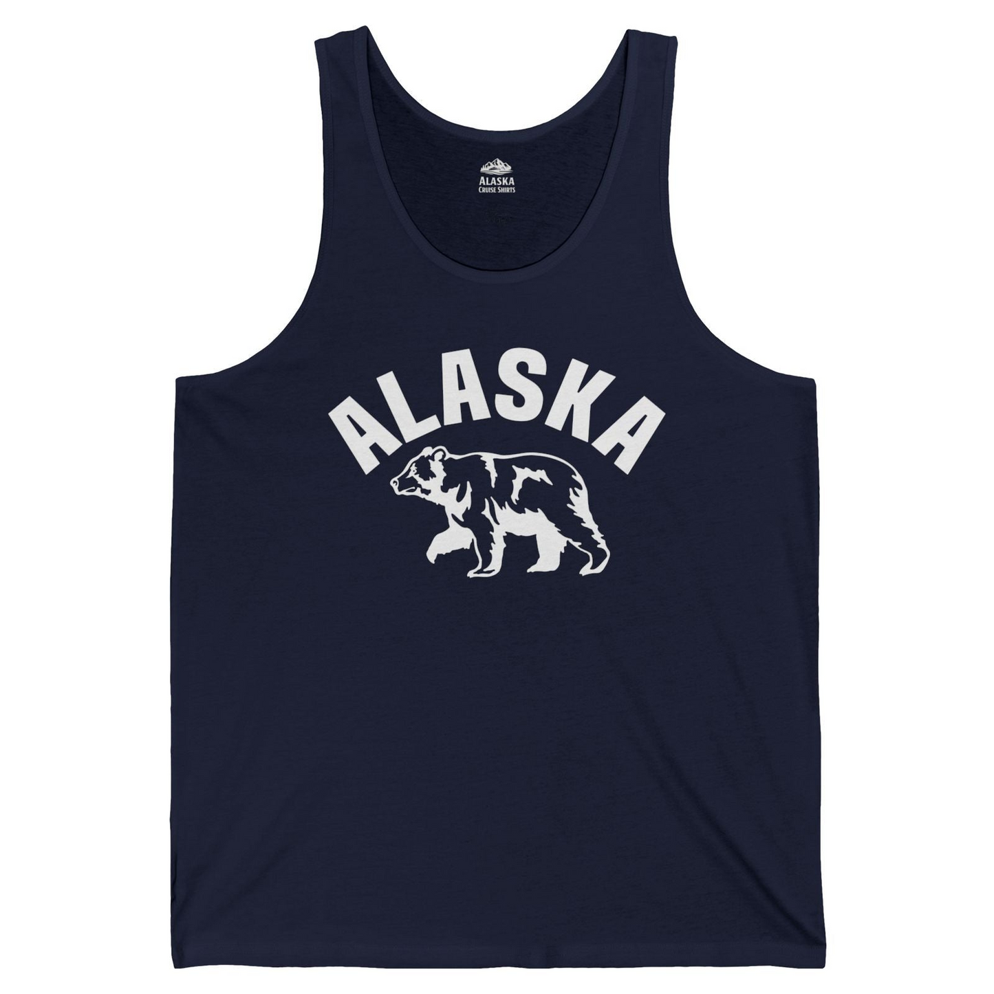 Alaska Bear Silhouette Wildlife Shirt Tank Top – Alaska Cruise Shirts