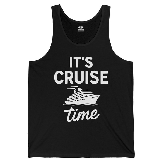 It’s Cruise Time Fun Graphic Cruise Shirt for Vacation Travelers — Tank Top Tank Top – Alaska Cruise Shirts
