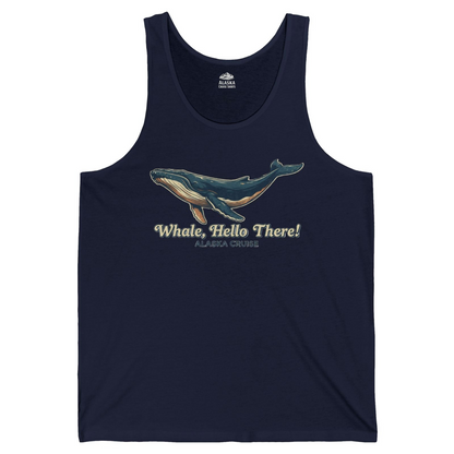 Whale Hello There Alaska Cruise tank top Tank Top – Alaska Cruise Shirts
