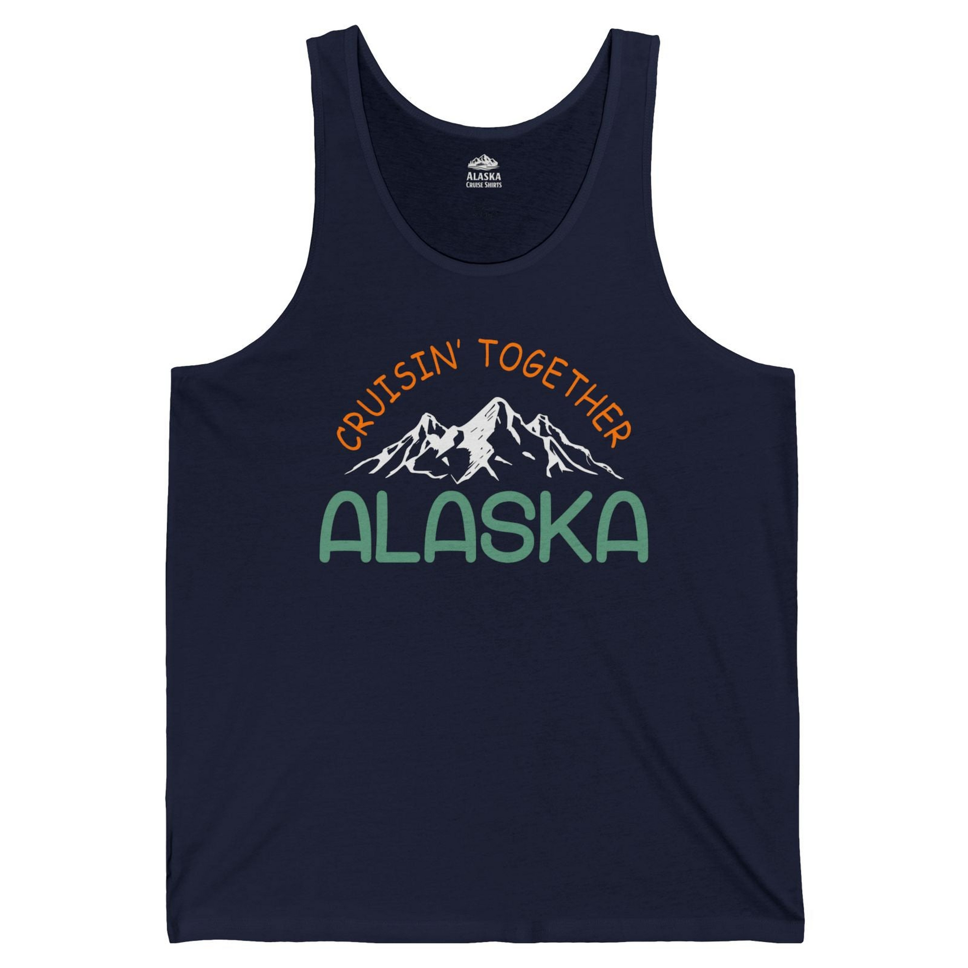 Cruisin Together Alaska Mountain Adventure Cruise Graphic Shirt — Tank Top Tank Top – Alaska Cruise Shirts