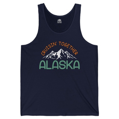 Cruisin Together Alaska Mountain Adventure Cruise Graphic Shirt — Tank Top Tank Top – Alaska Cruise Shirts