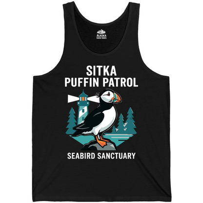 Sitka Puffin Bird Sanctuary Shirt Tank Top – Alaska Cruise Shirts