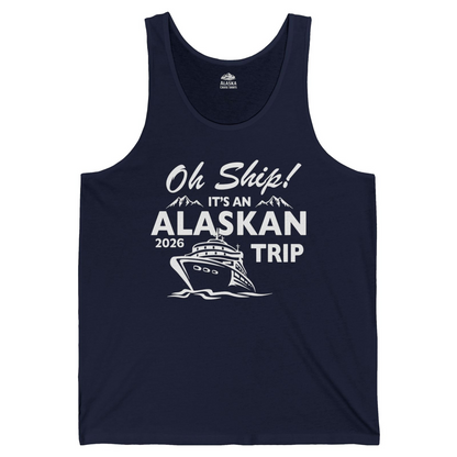 Oh Ship Alaskan Cruise Shirt 2026 Tank Top – Alaska Cruise Shirts