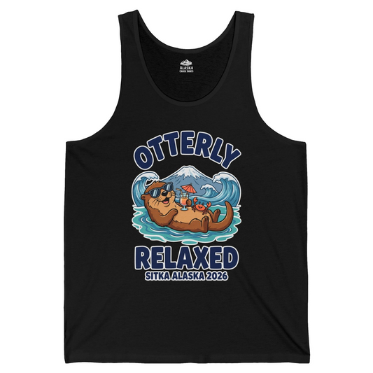 Otterly Relaxed Sitka Alaska 2026 Vacation Souvenir Shirt — Tank Top Tank Top – Alaska Cruise Shirts