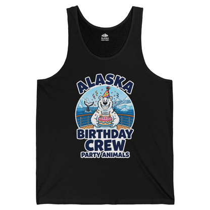 Alaska Birthday Crew Party Animals Polar Bear Cruise Shirt — Tank Top Tank Top – Alaska Cruise Shirts