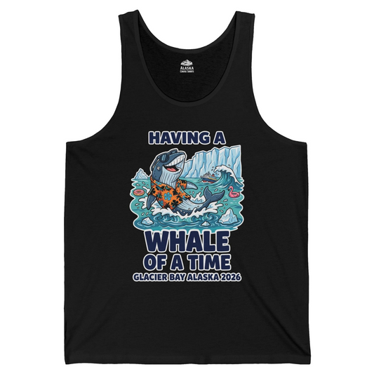 Having a Whale of a Time Glacier Bay Alaska Cruise Shirt 2026 — Tank Top Tank Top – Alaska Cruise Shirts