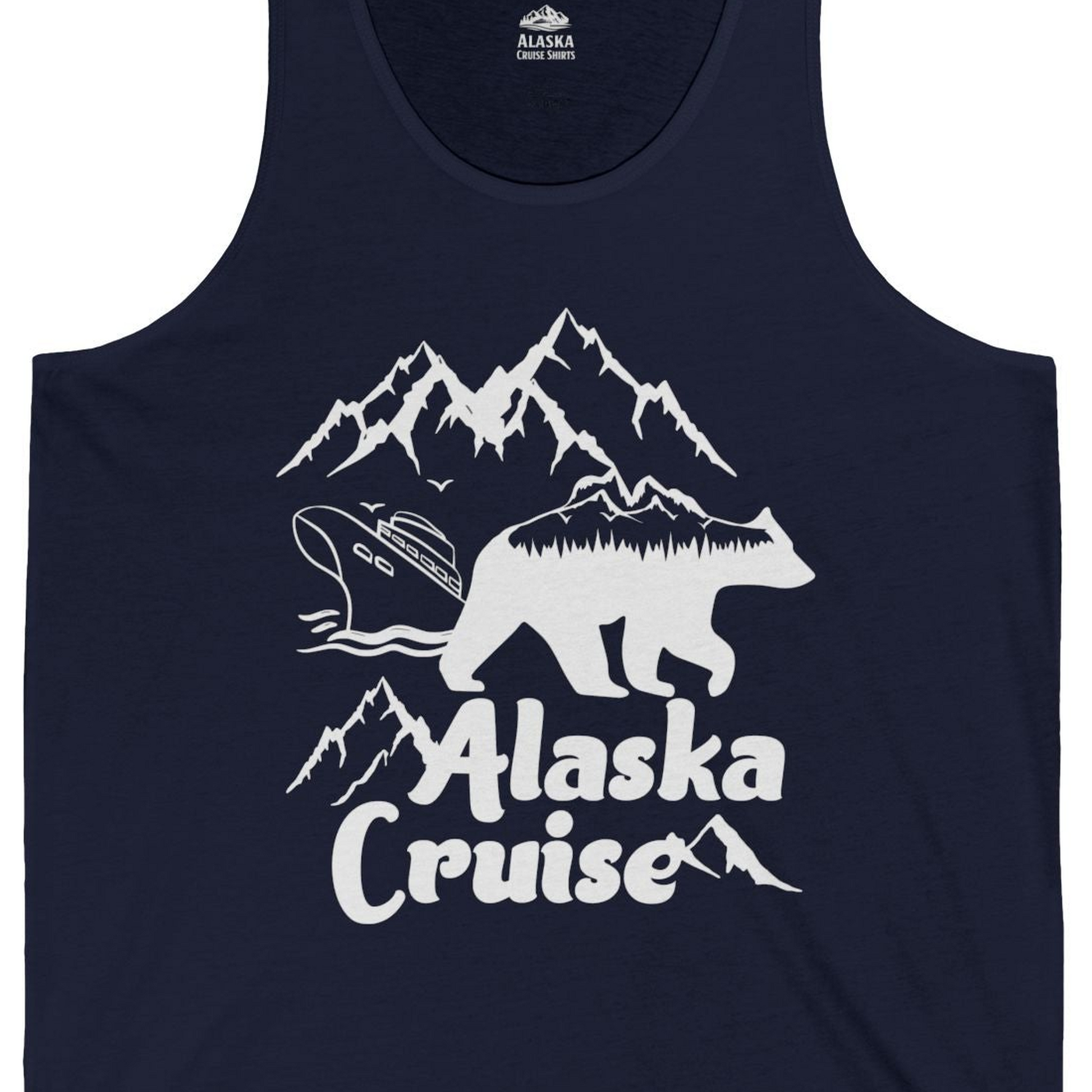 Alaska Cruise Shirt Tank Top – Alaska Cruise Shirts Close Up