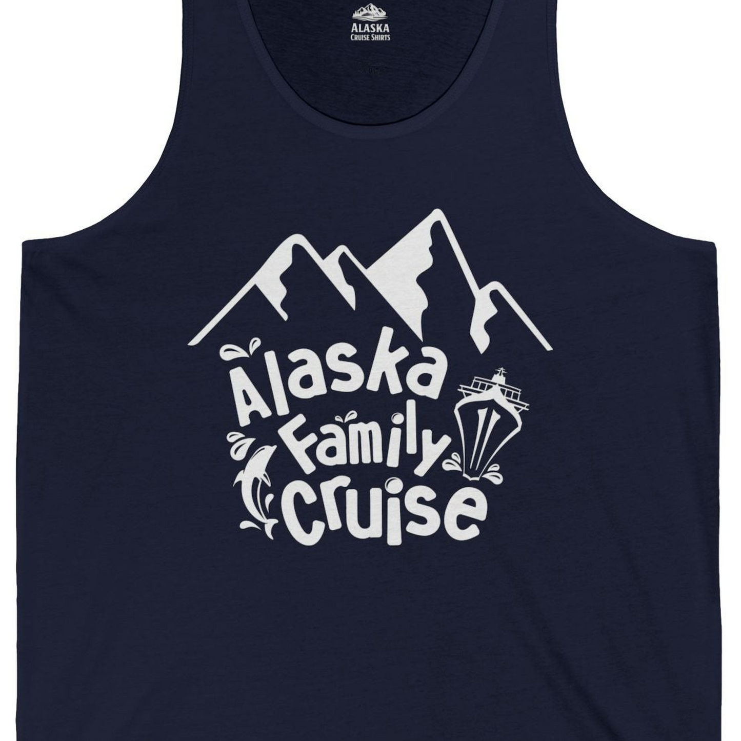 Alaska Family Cruise Adventure Shirt Tank Top – Alaska Cruise Shirts Close Up