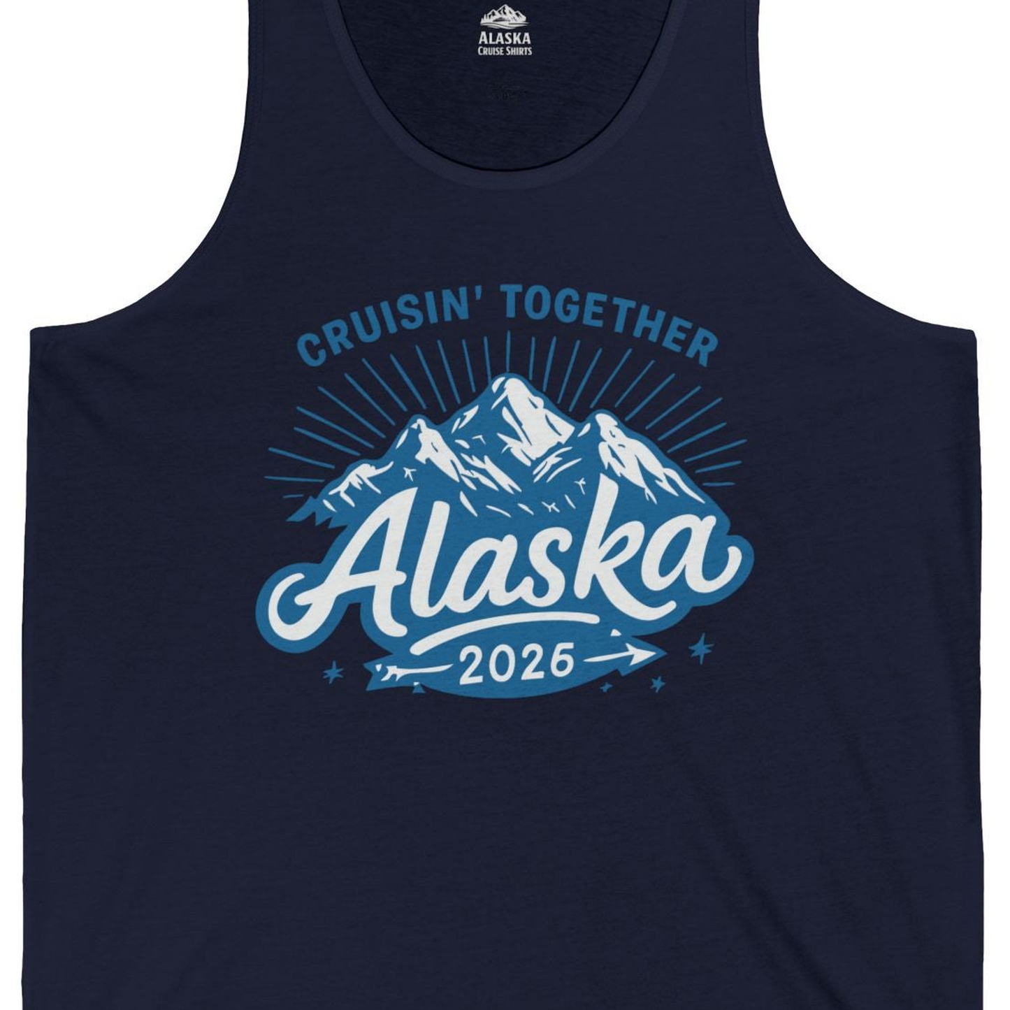 Alaska Cruise Mountains Adventure tank top Tank Top – Alaska Cruise Shirts Close Up