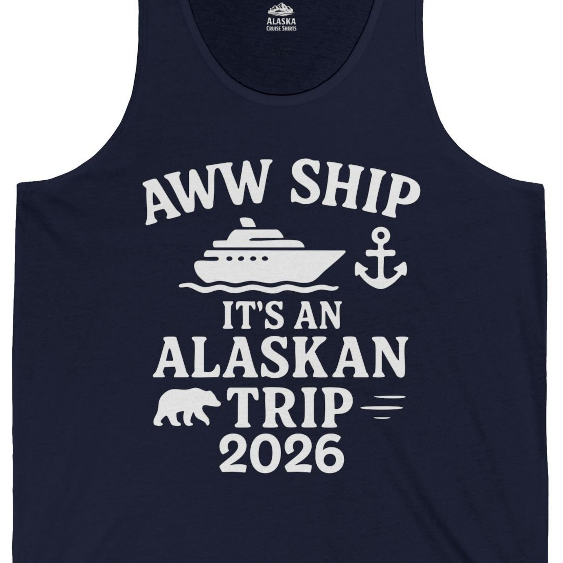 Alaska Cruise Shirt Tank Top – Alaska Cruise Shirts Close Up