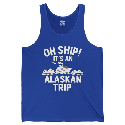Oh Ship Alaskan Cruise Shirt Tank Top – True Royal – Alaska Cruise Shirts