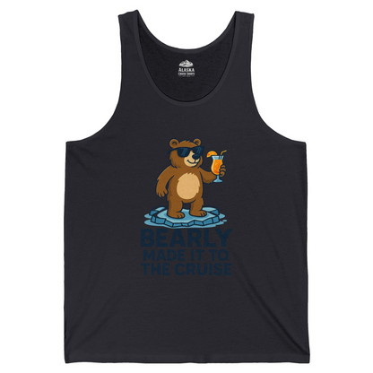 Bear Cruise Shirt Tank Top – Dark Grey – Alaska Cruise Shirts