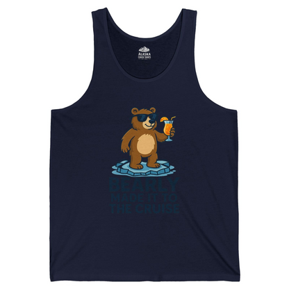 Bear Cruise Shirt Tank Top – Navy – Alaska Cruise Shirts