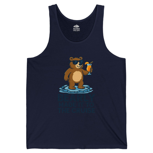Bear Cruise Shirt Tank Top – Navy – Alaska Cruise Shirts