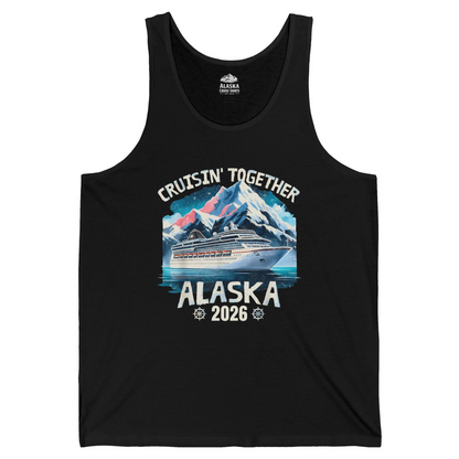 Alaska Cruise 2026 Shirt Tank Top – Black – Alaska Cruise Shirts