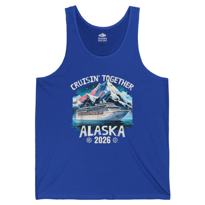Alaska Cruise 2026 Shirt Tank Top – True Royal – Alaska Cruise Shirts