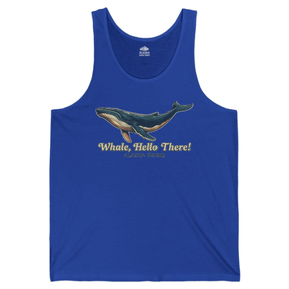 Whale Hello There Alaska Cruise tank top Tank Top – True Royal – Alaska Cruise Shirts