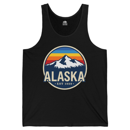 Alaska Vintage tank top Tank Top – Black – Alaska Cruise Shirts