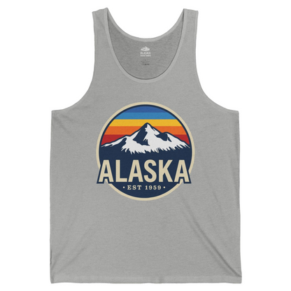 Alaska Vintage tank top Tank Top – Athletic Heather – Alaska Cruise Shirts