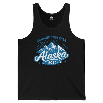 Alaska Cruise Mountains Adventure tank top Tank Top – Black – Alaska Cruise Shirts