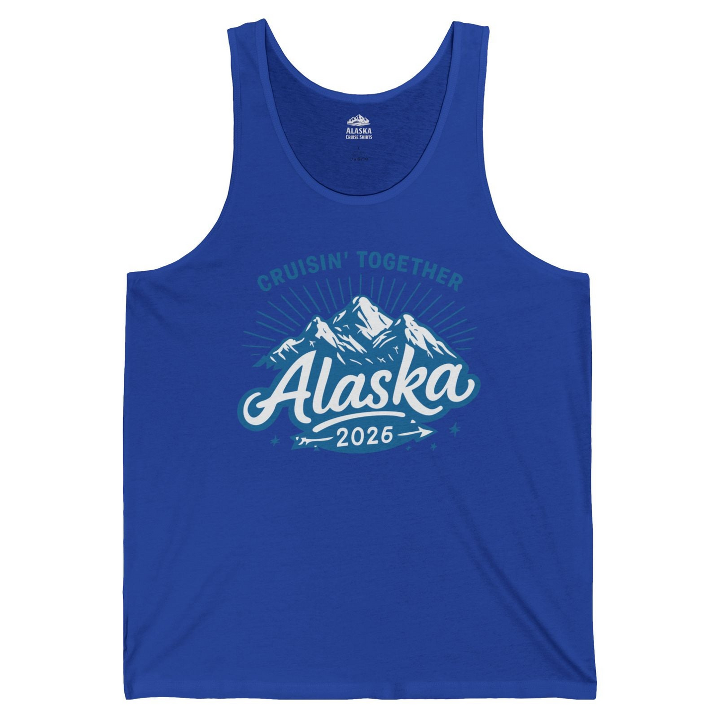 Alaska Cruise Mountains Adventure tank top Tank Top – True Royal – Alaska Cruise Shirts