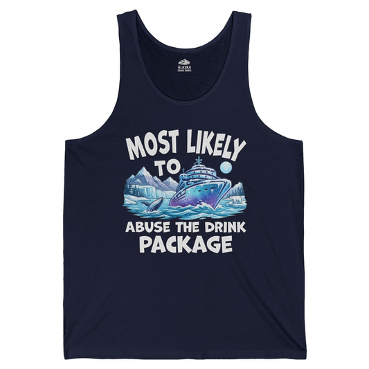 Funny Alaska Cruise tank top Tank Top – Navy – Alaska Cruise Shirts