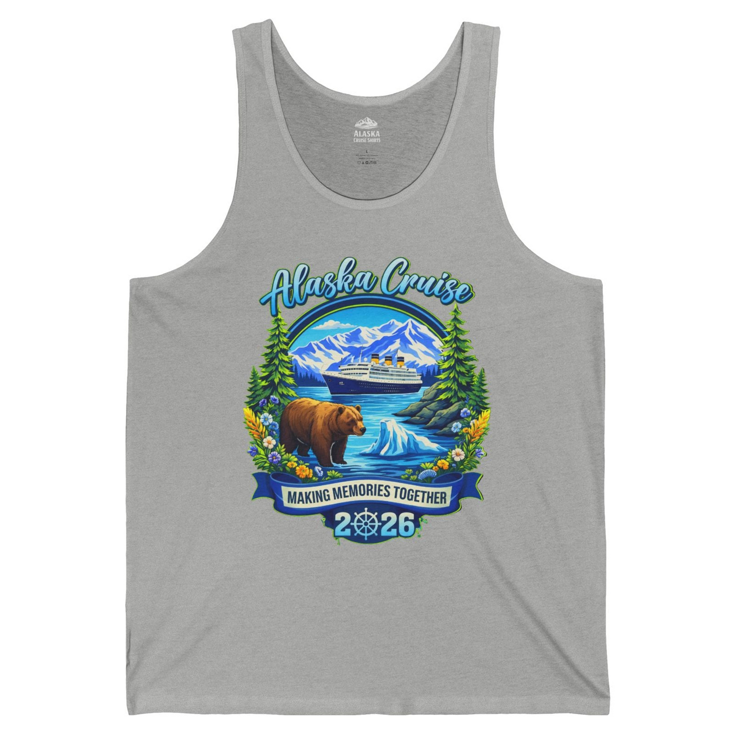 Alaska Cruise 2026 Family tank top Tank Top – Athletic Heather – Alaska Cruise Shirts