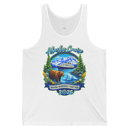 Alaska Cruise 2026 Family tank top Tank Top – White – Alaska Cruise Shirts