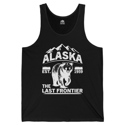 Alaska Bear Shirt Tank Top – Black – Alaska Cruise Shirts