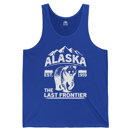 Alaska Bear Shirt Tank Top – True Royal – Alaska Cruise Shirts