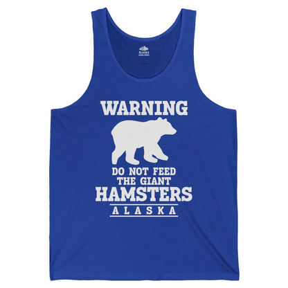 Funny Alaska Bear Warning tank top Tank Top – True Royal – Alaska Cruise Shirts
