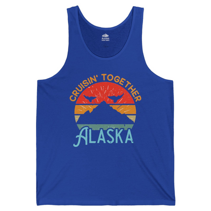 Retro Alaska Cruise Shirt Tank Top – True Royal – Alaska Cruise Shirts