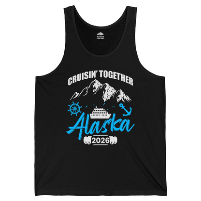 Alaska Cruise Group Adventure Shirt Tank Top – Black – Alaska Cruise Shirts