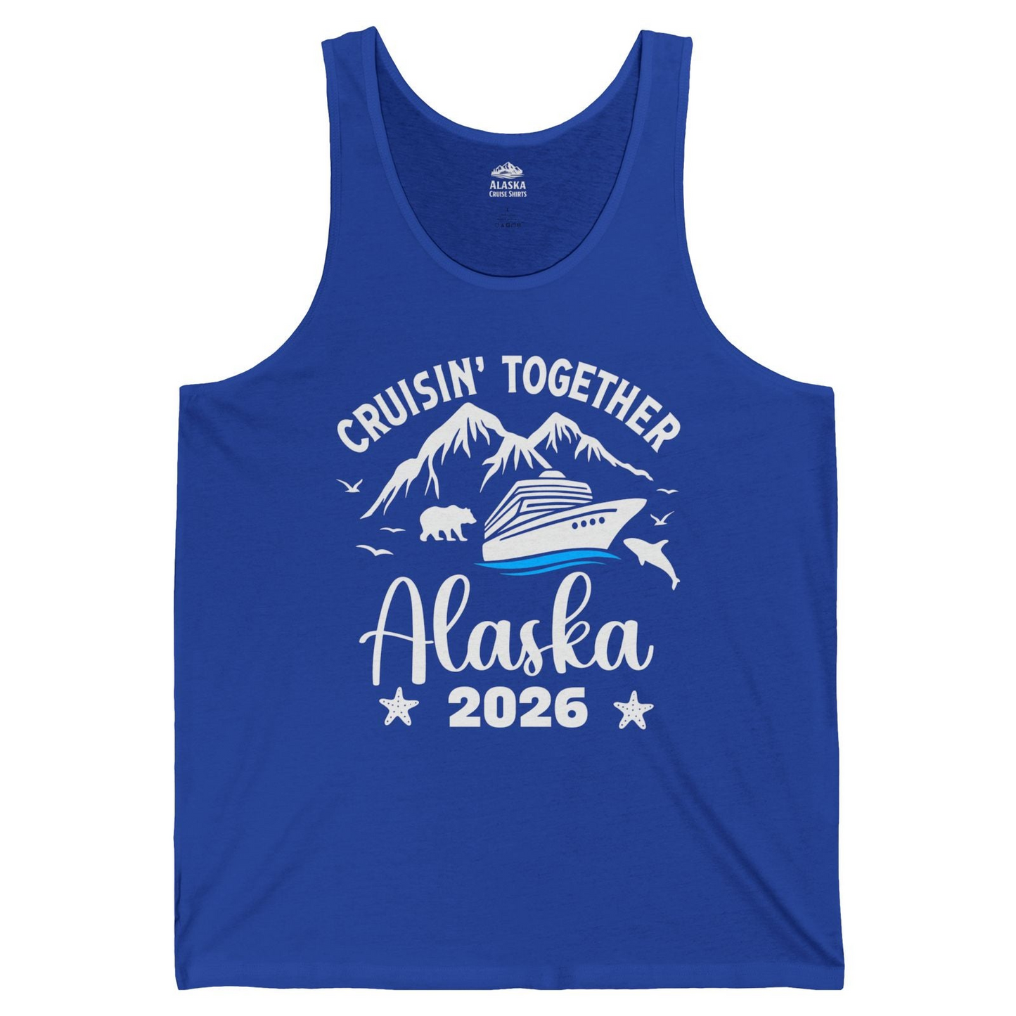 Alaska Cruise Adventure 2026 Shirt Tank Top – True Royal – Alaska Cruise Shirts