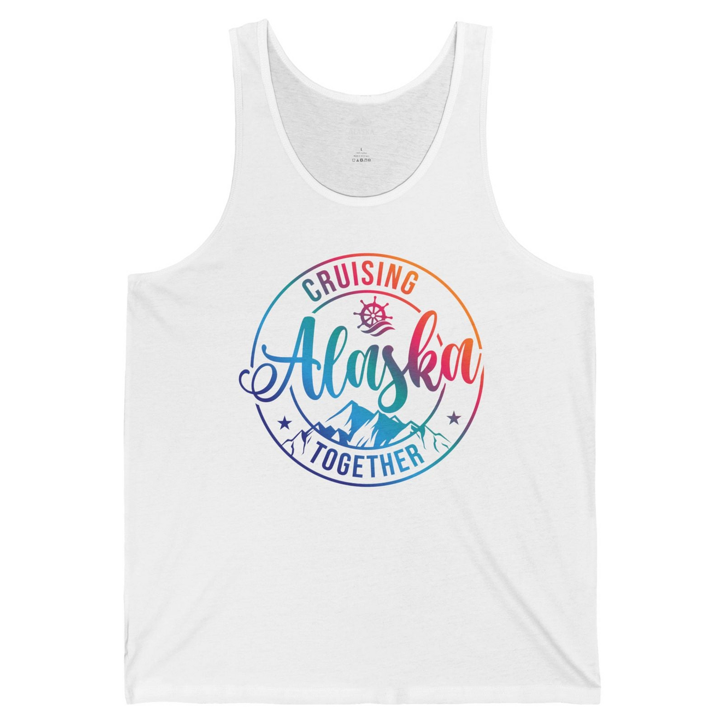Cruising Alaska Together Shirt Tank Top – White – Alaska Cruise Shirts